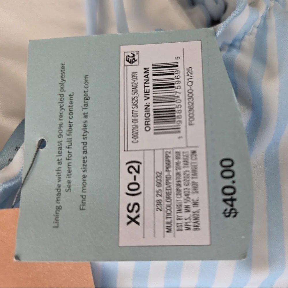 Shade And Shore Bathing Suit Padded Swimsuit New Size XS (268)